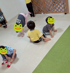 6月11日リトミック②かえる１