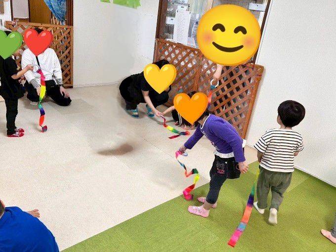 リトミック5月２１日リボン