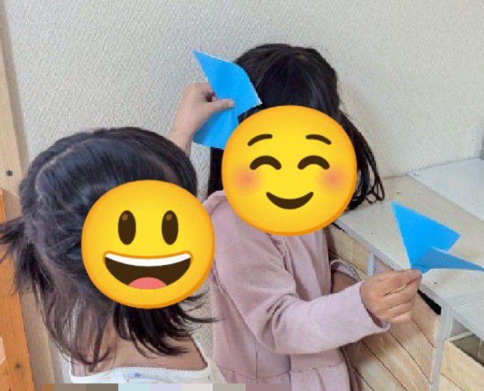 リトミック５月7日①ちょうちょ二人