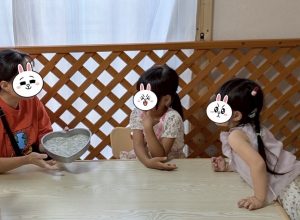 ハート型ゼリー