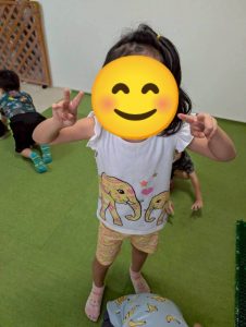 ８月リトミック①かに２