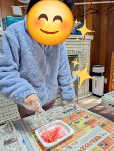 せっけん色付け2