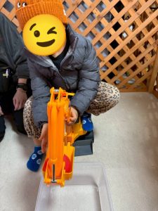 豆まきショベルカー6