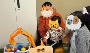 豆まきショベルカー８